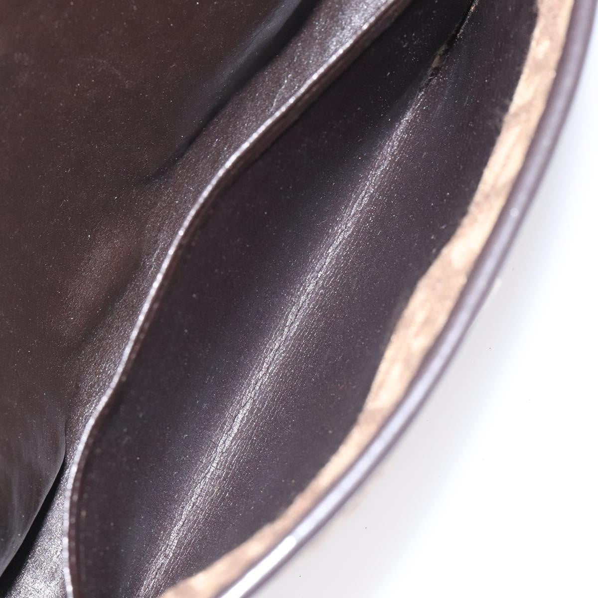 Christian Dior Vintage Trotter Crossbody Bag Diorissimo Coated Canvas, BROWN, CANVAS, Crossbody bag