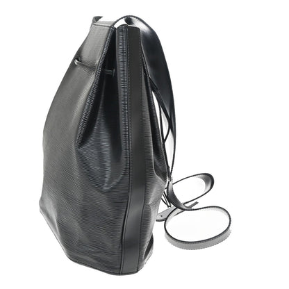 Louis Vuitton Vintage Sac d'Epaule Handbag Epi Leather, BLACK, LEATHER, Handbag