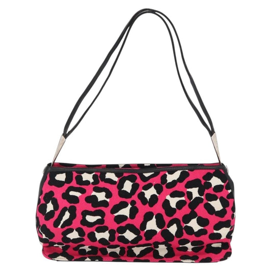 Bottega Veneta Vintage Shoulder Bag Canvas, PINK, CANVAS, Shoulder bag