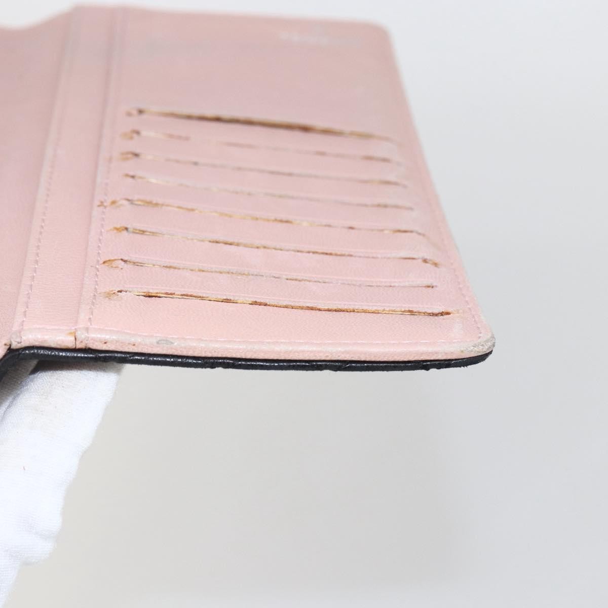 Chanel Vintage CC Bifold Wallet Leather, BLACK, LEATHER, Wallets