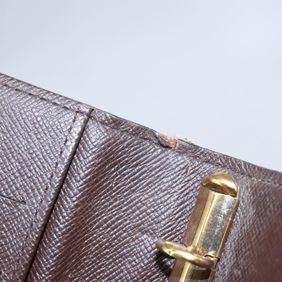 Louis Vuitton Agenda Cover Damier Azur, BROWN, CANVAS, Toiletry Case