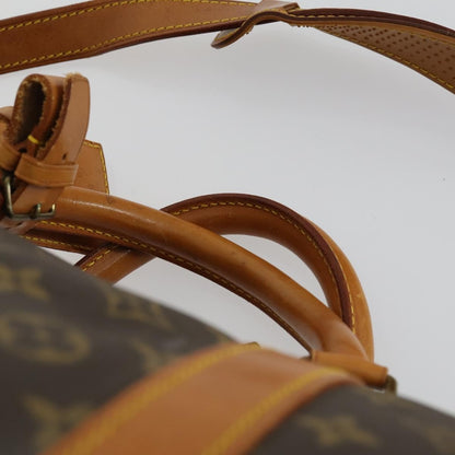Louis Vuitton Keepall Bandouliere Bag Monogram Canvas, BROWN, CANVAS, Travel bag