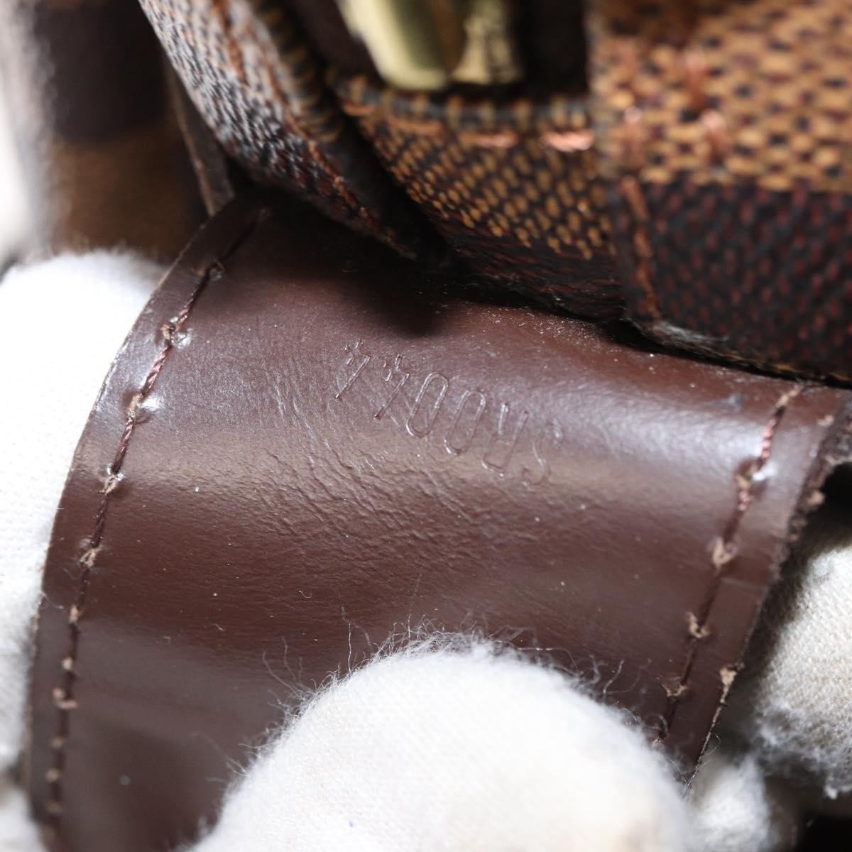 Louis Vuitton Naviglio Handbag Damier, BROWN, CANVAS, Shoulder bag