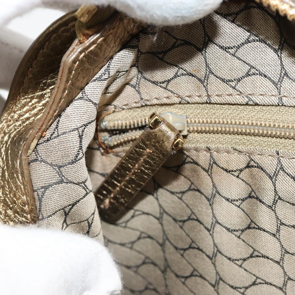 cartier Chain Ladonia Shoulder Bag Leather, Gold, Suede, Tote Bag