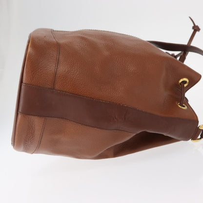 Burberry Vintage Shoulder Bag Leather, BROWN, LEATHER, Shoulder bag