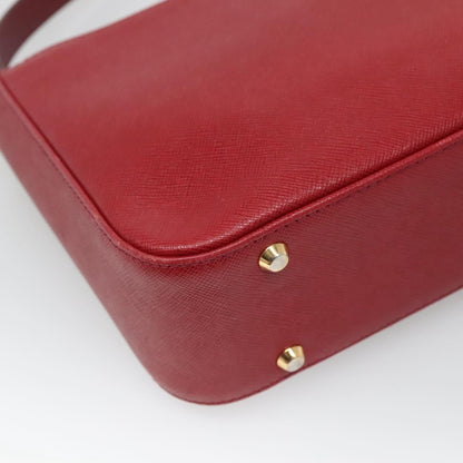 Burberry Vintage Handbag Leather, RED, LEATHER, Handbag