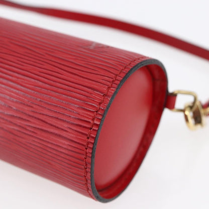 Louis Vuitton Soufflot Pochette Epi Leather, RED, LEATHER, Clutche & pouche