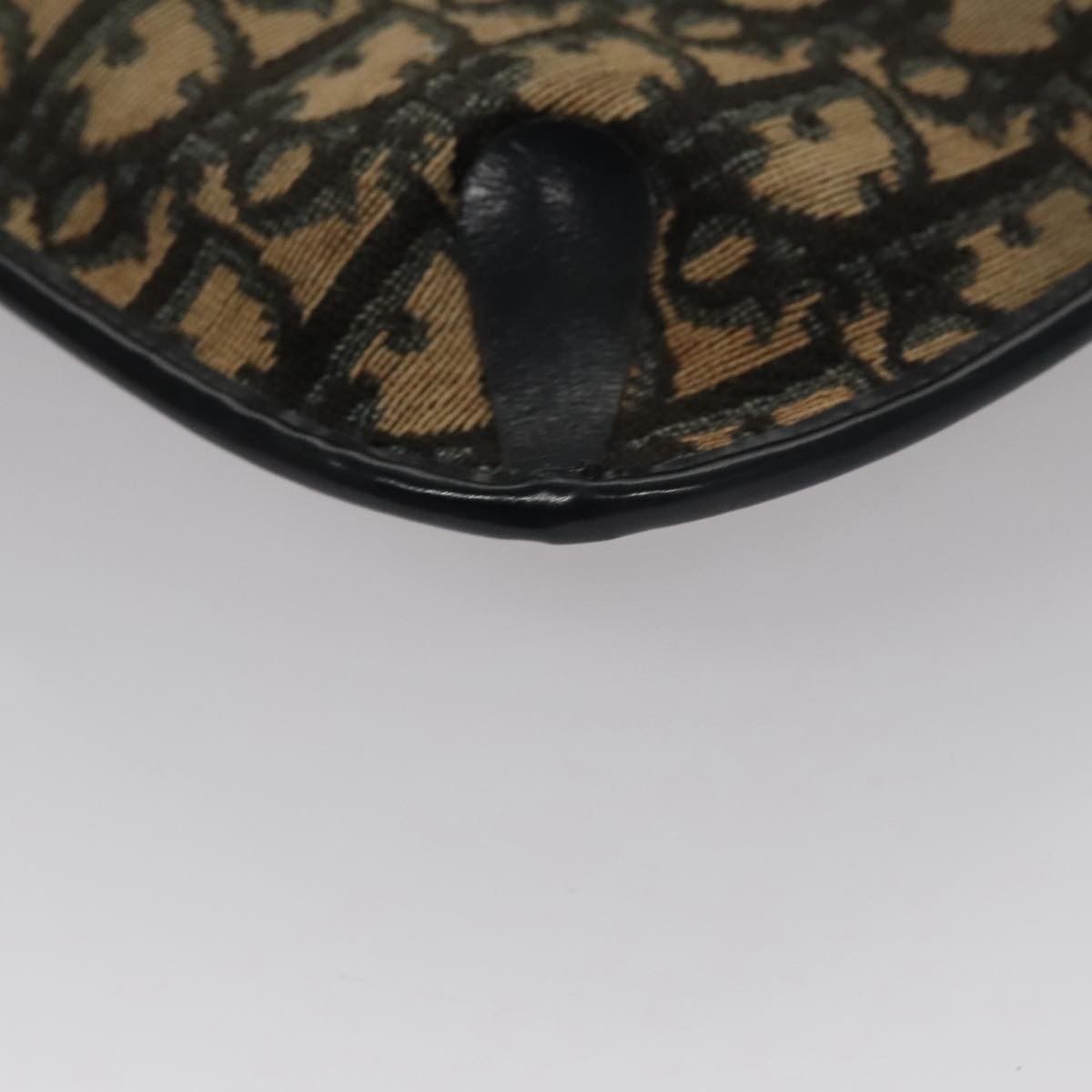 Christian Dior Vintage Trotter Shoulder Bag Canvas, NAVY, CANVAS, Shoulder bag