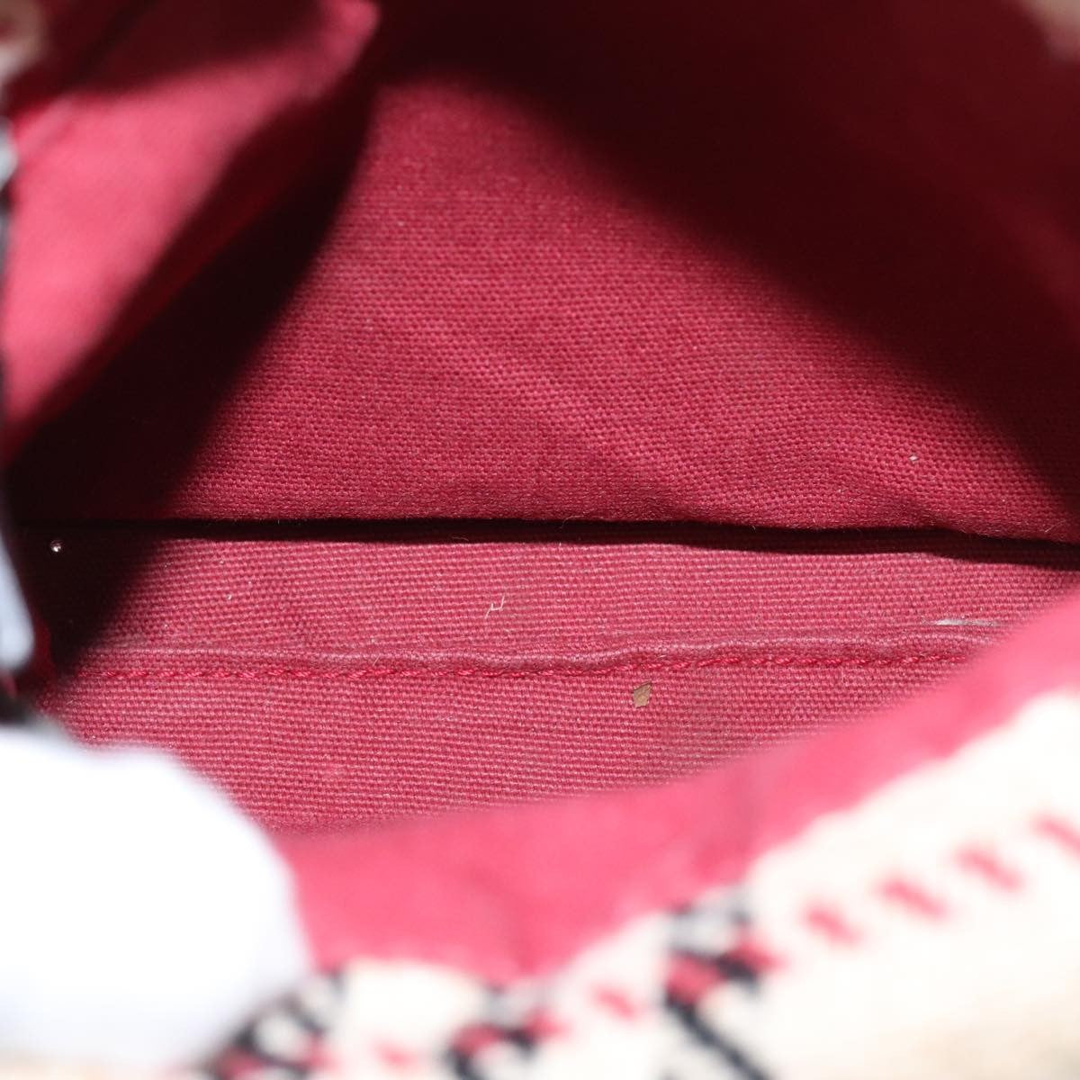 Burberry Nova check Pochette Canvas, BEIGE, CANVAS, Clutche & pouche