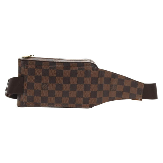 Louis Vuitton Geronimos Waist Bag Damier, BROWN, CANVAS, Travel bag