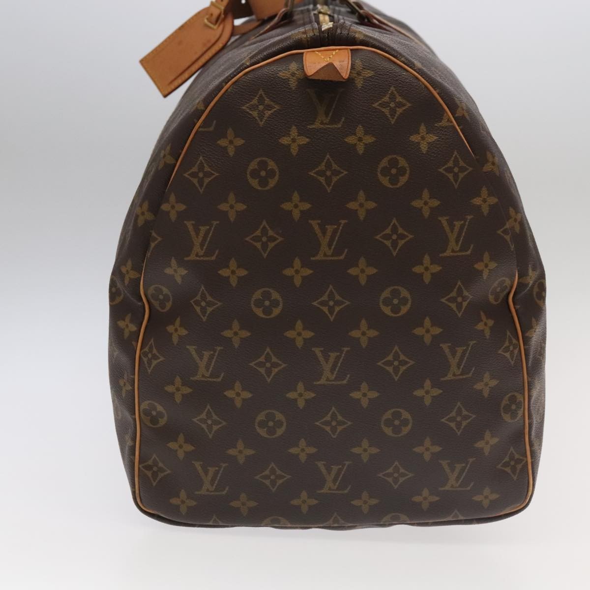 Louis Vuitton Keepall Bag Monogram Canvas, BROWN, CANVAS, Travel bag