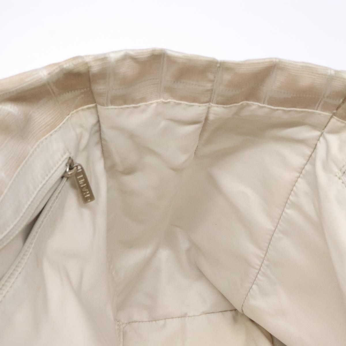 Chanel Travel Line Tote Nylon, BEIGE, NYLON, Tote bag