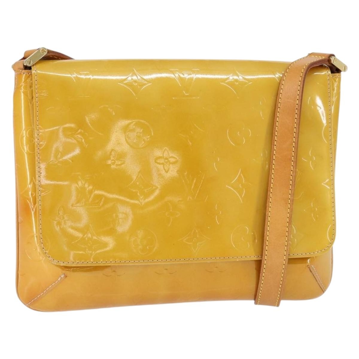 Louis Vuitton Thompson Street Handbag Monogram Vernis, BEIGE, PATENT_LEATHER, Shoulder bag