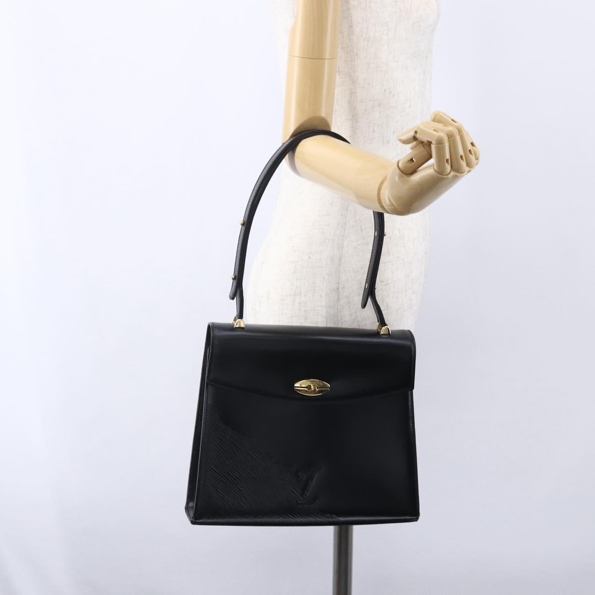 Louis Vuitton Opera Line Spartan Bag Leather, BLACK, LEATHER, Handbag