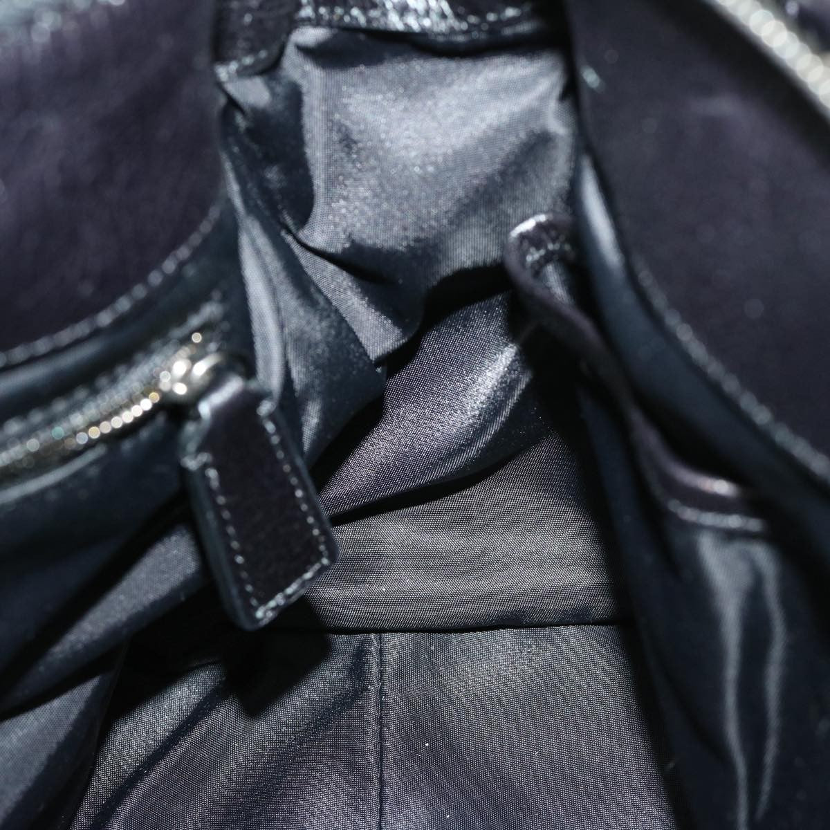 Burberry Vintage Handbag Nylon, BLACK, NYLON, Handbag