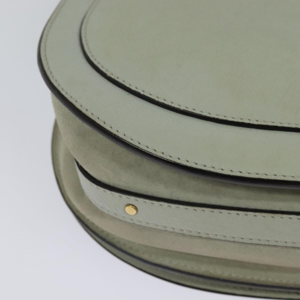 Chloe Nile Crossbody Bag Leather, GRAY, LEATHER, Crossbody bag