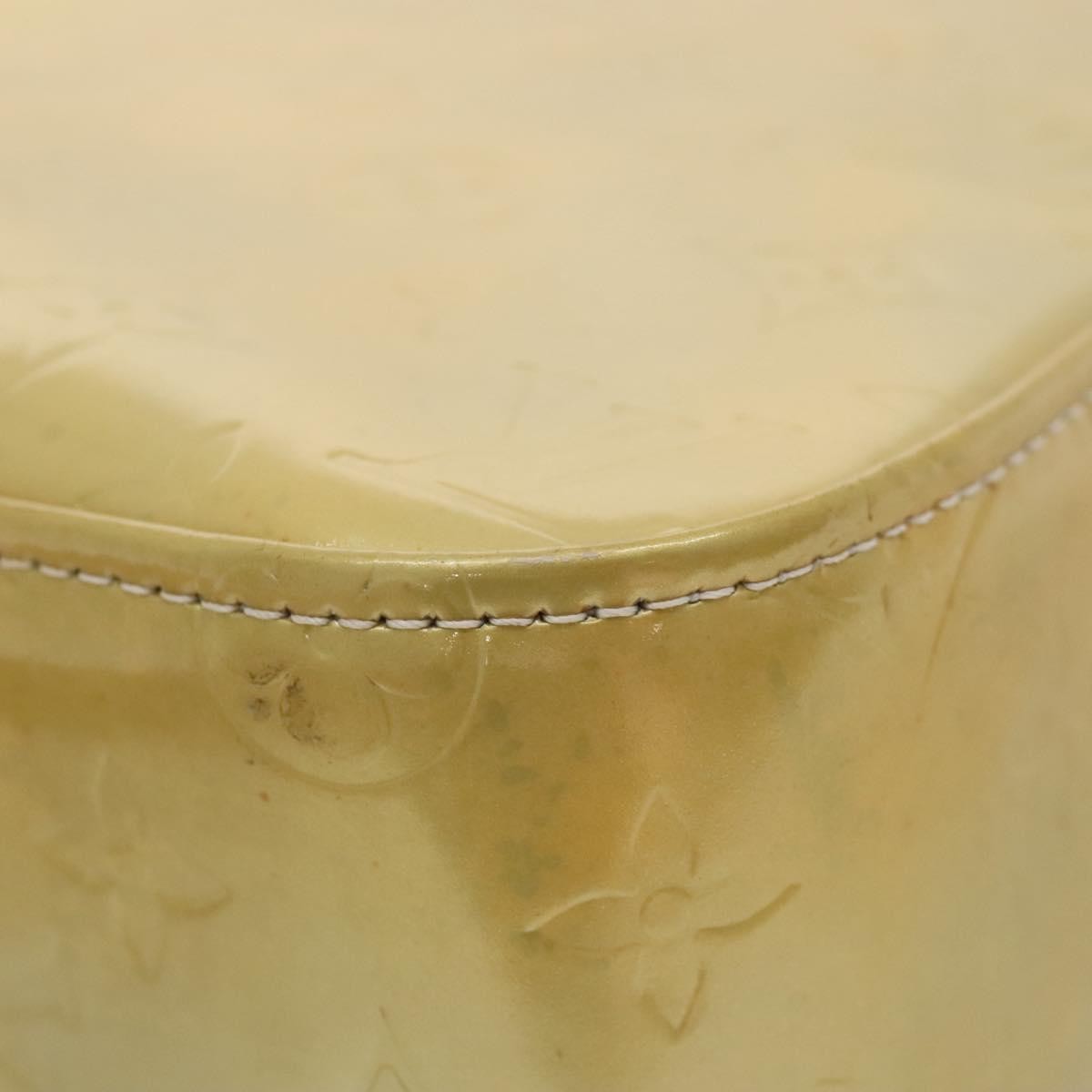 Louis Vuitton Columbus Handbag Monogram Vernis, GRAY, PATENT_LEATHER, Tote bag