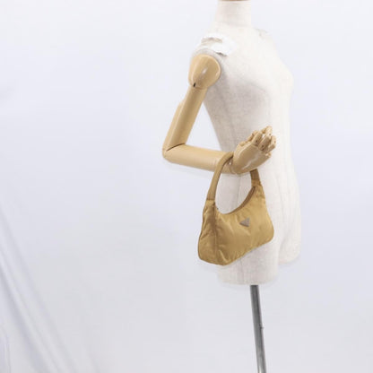 Prada Hobo Tessuto, YELLOW, NYLON, Handbag