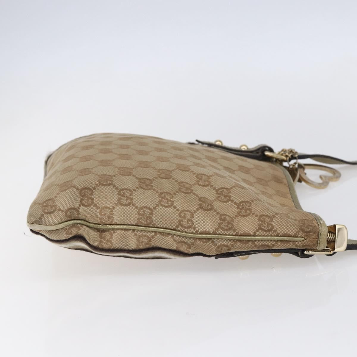 Gucci Jolicoeur Messenger Bag GG Canvas, BEIGE, CANVAS, Shoulder bag