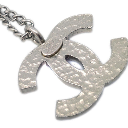 Chanel CC Pendant Necklace Metal, SILVER, SILVER_PLATED, Necklace