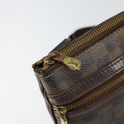 Louis Vuitton Bosphore Pochette Damier, BROWN, CANVAS, Shoulder bag