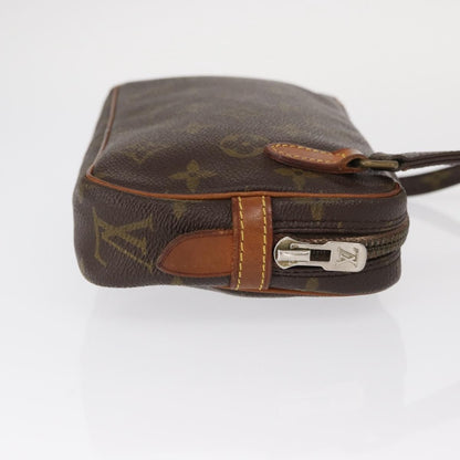 Louis Vuitton Pochette Marly Bandouliere Bag Monogram Canvas, BROWN, CANVAS, Shoulder bag