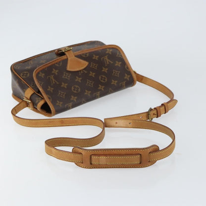 Louis Vuitton Sologne Handbag Monogram Canvas, BROWN, CANVAS, Shoulder bag