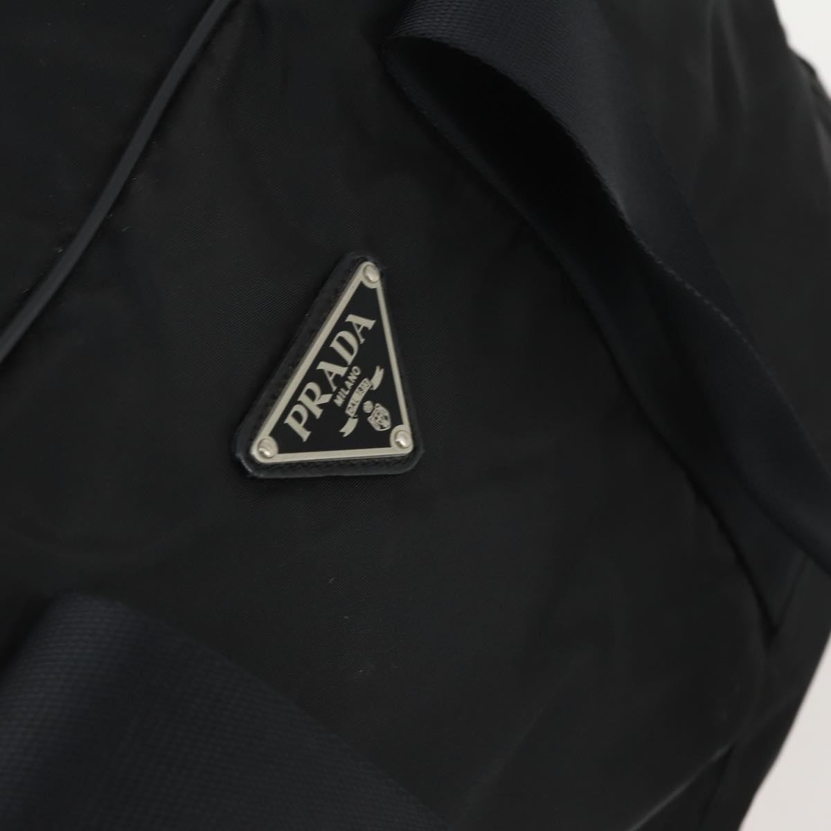 Prada Weekend Duffle Bag Tessuto, BLACK, NYLON, Travel bag