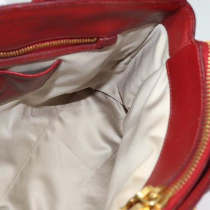 Miu Miu Zip Tote Leather, RED, LEATHER, Tote bag