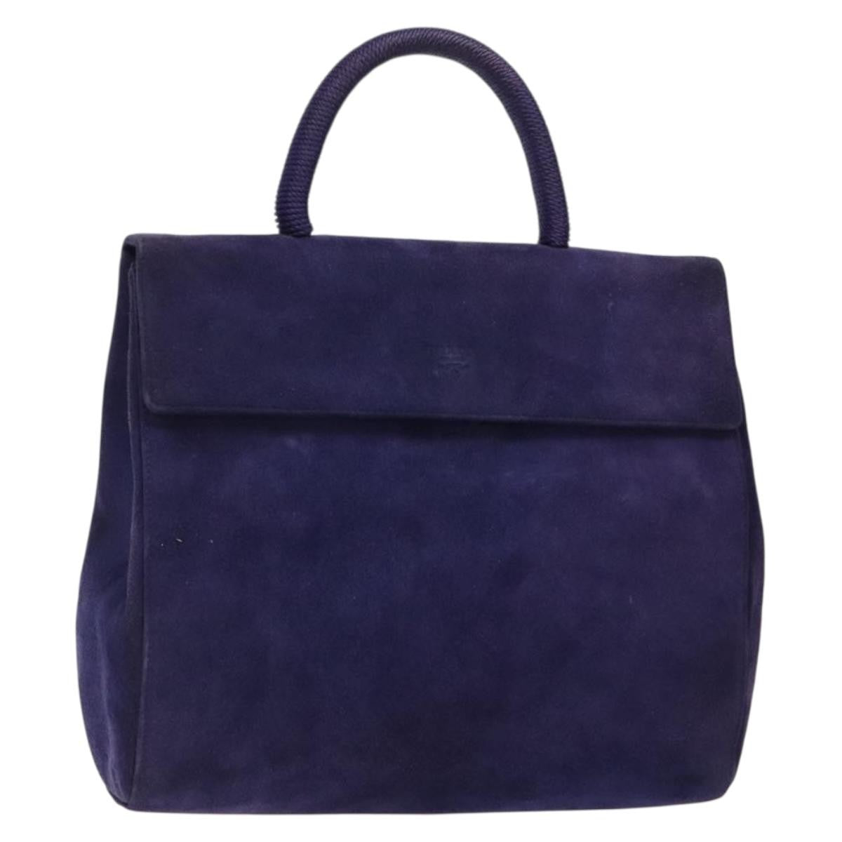 Prada Vintage Handbag Suede, PURPLE, SUEDE, Handbag