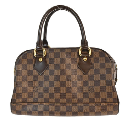 Louis Vuitton Duomo Boston Bag Damier, BROWN, CANVAS, Handbag