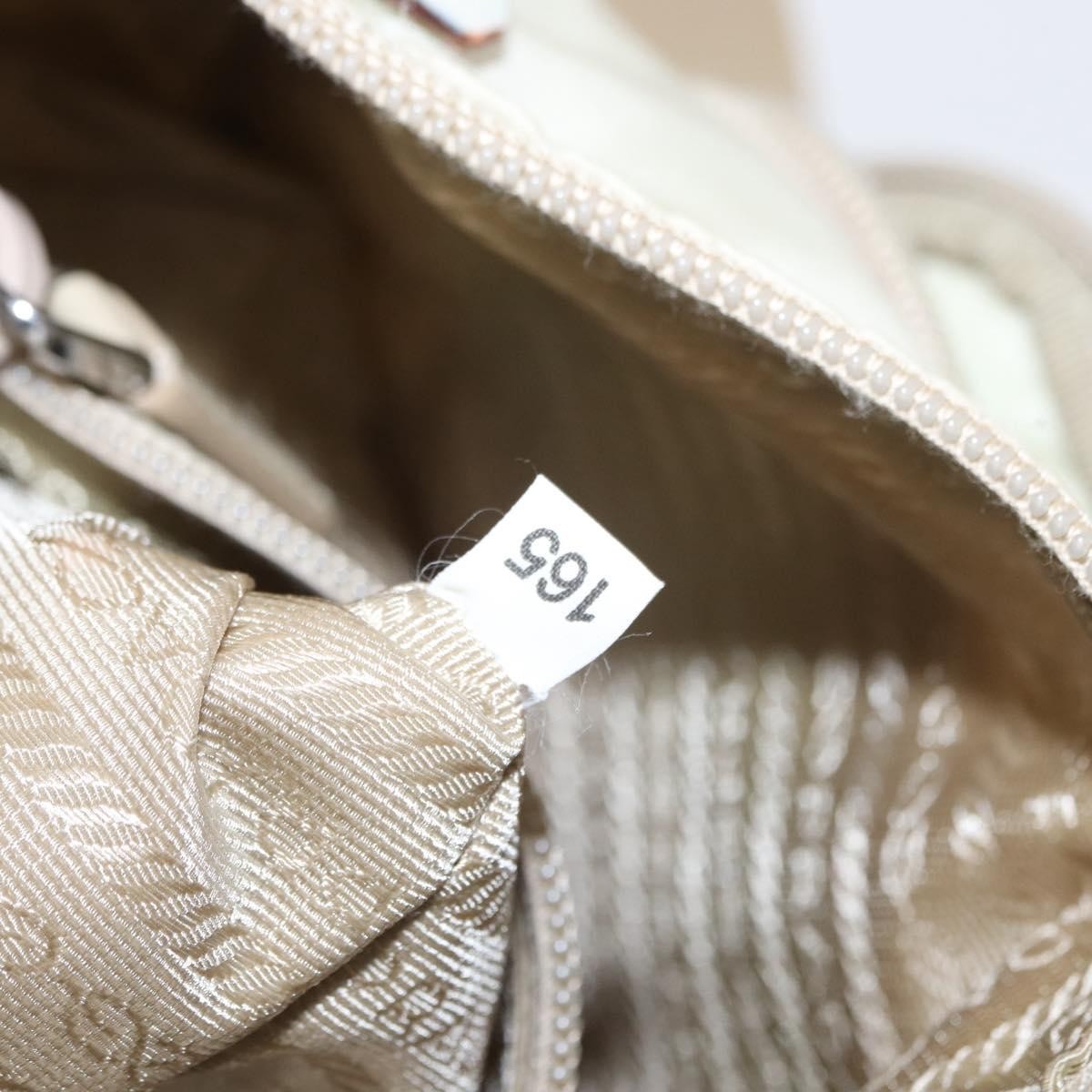 Prada Buckle Messenger Bag Tessuto, BEIGE, NYLON, Shoulder bag