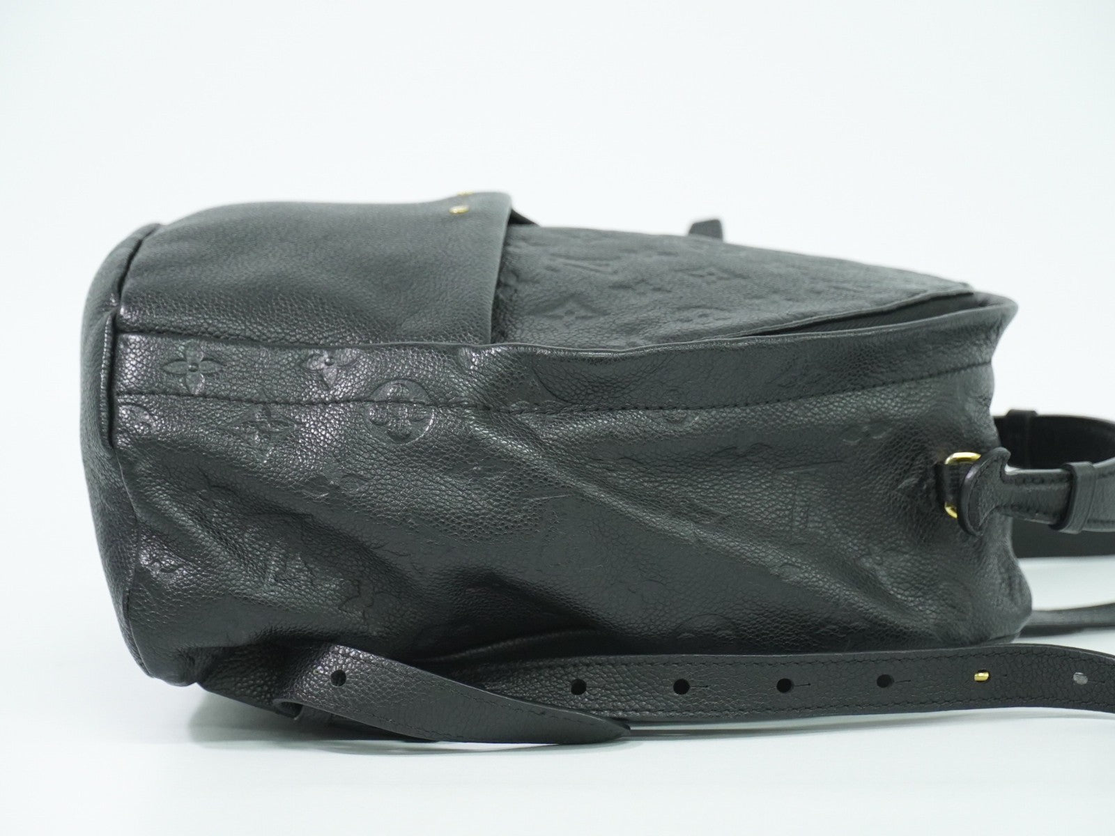 Louis Vuitton Sorbonne Backpack Monogram Empreinte Leather, BLACK, LEATHER, Backpack