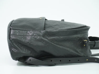 Louis Vuitton Sorbonne Backpack Monogram Empreinte Leather, BLACK, LEATHER, Backpack