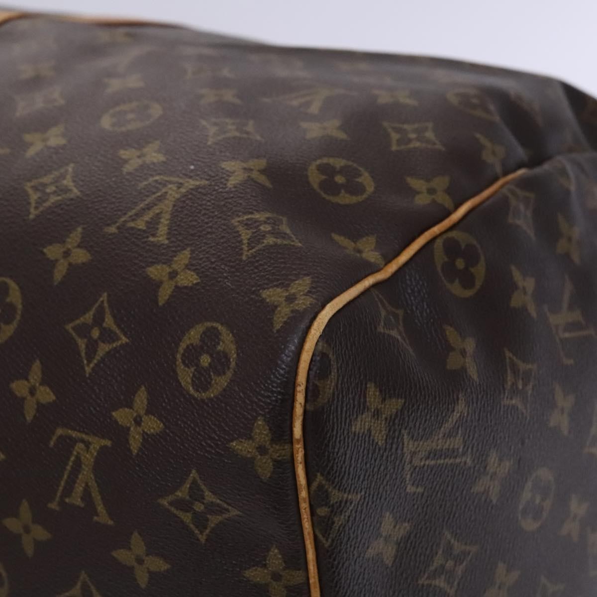 Louis Vuitton Keepall Bag Monogram Canvas, BROWN, CANVAS, Travel bag