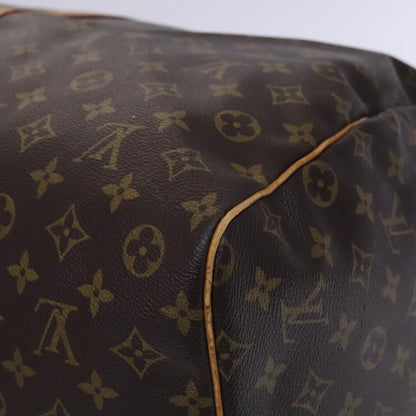 Louis Vuitton Keepall Bag Monogram Canvas, BROWN, CANVAS, Travel bag