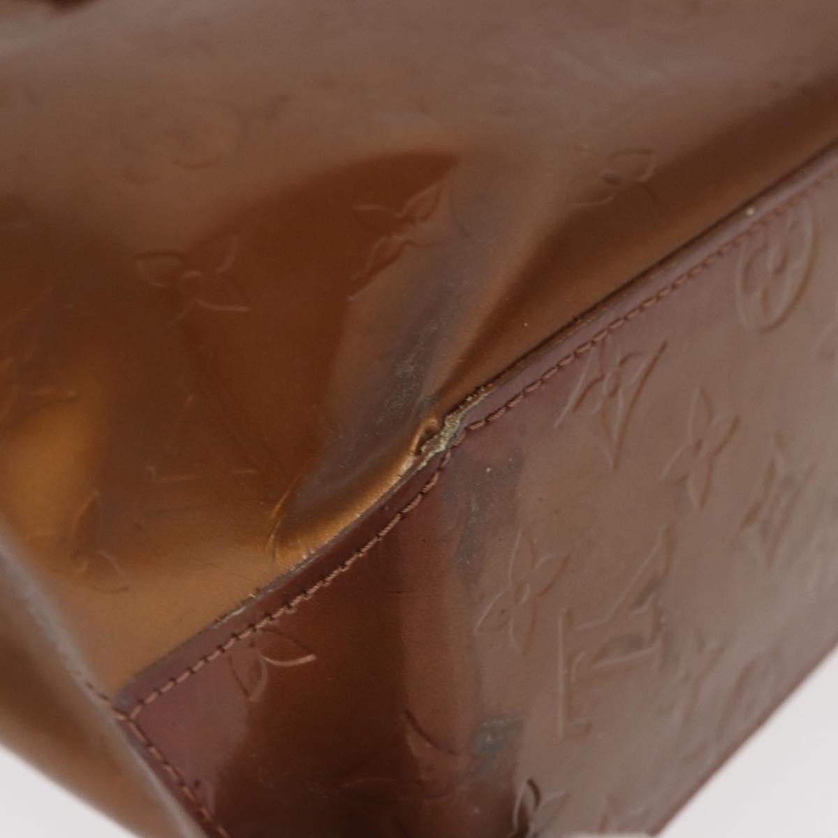 Louis Vuitton Reade Handbag Monogram Vernis, BROWN, PATENT_LEATHER, Tote bag