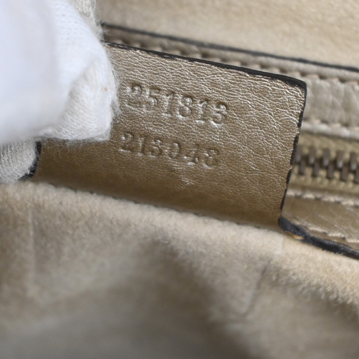 Gucci 1973 Top Handle Bag Leather, GOLD, LEATHER, Handbag