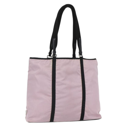 Prada Vintage Tote Tessuto, PINK, NYLON, Tote bag