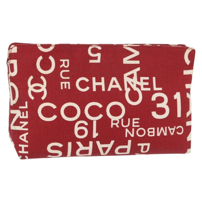 Chanel 31 Rue Cambon Clutch Canvas, RED, CANVAS, Clutche & pouche