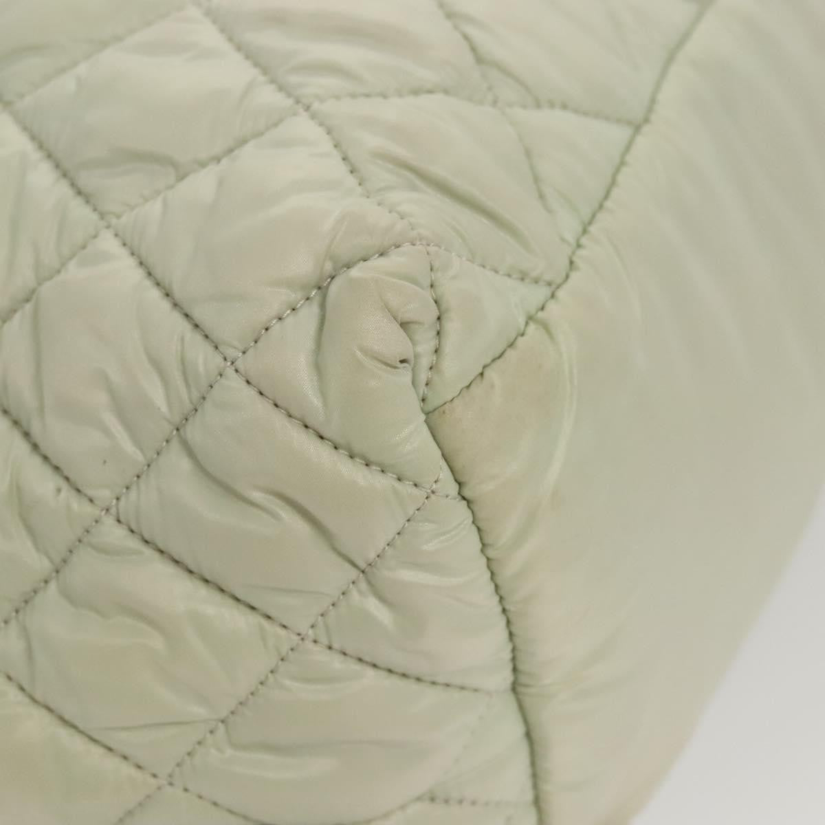 Chanel Coco Cocoon Reversible Tote Quilted Nylon, GRAY, NYLON, Tote bag