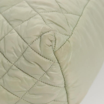 Chanel Coco Cocoon Reversible Tote Quilted Nylon, GRAY, NYLON, Tote bag