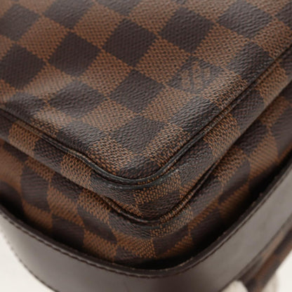 Louis Vuitton Naviglio Handbag Damier, BROWN, CANVAS, Shoulder bag