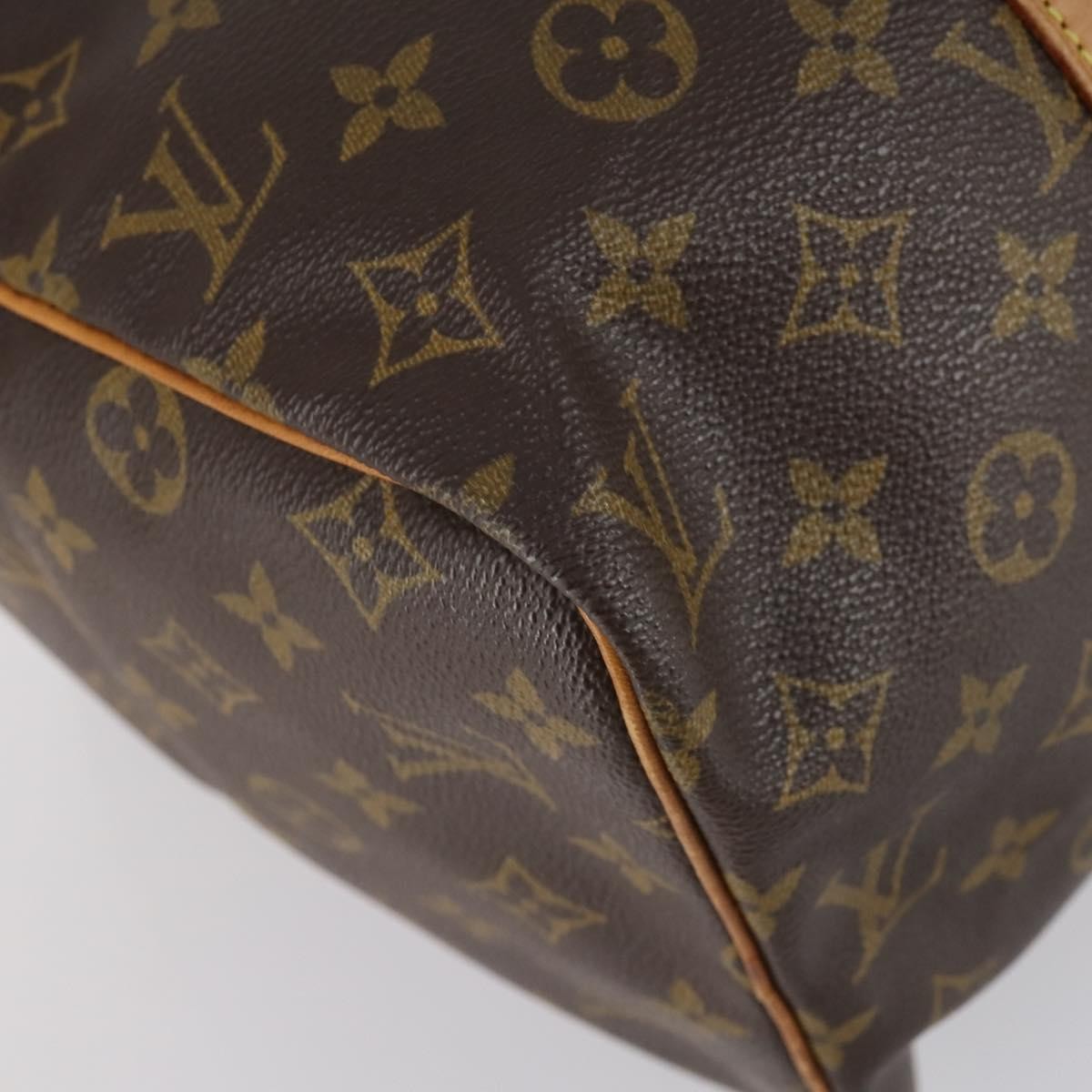 Louis Vuitton Sac Souple Handbag Monogram Canvas, BROWN, CANVAS, Travel bag