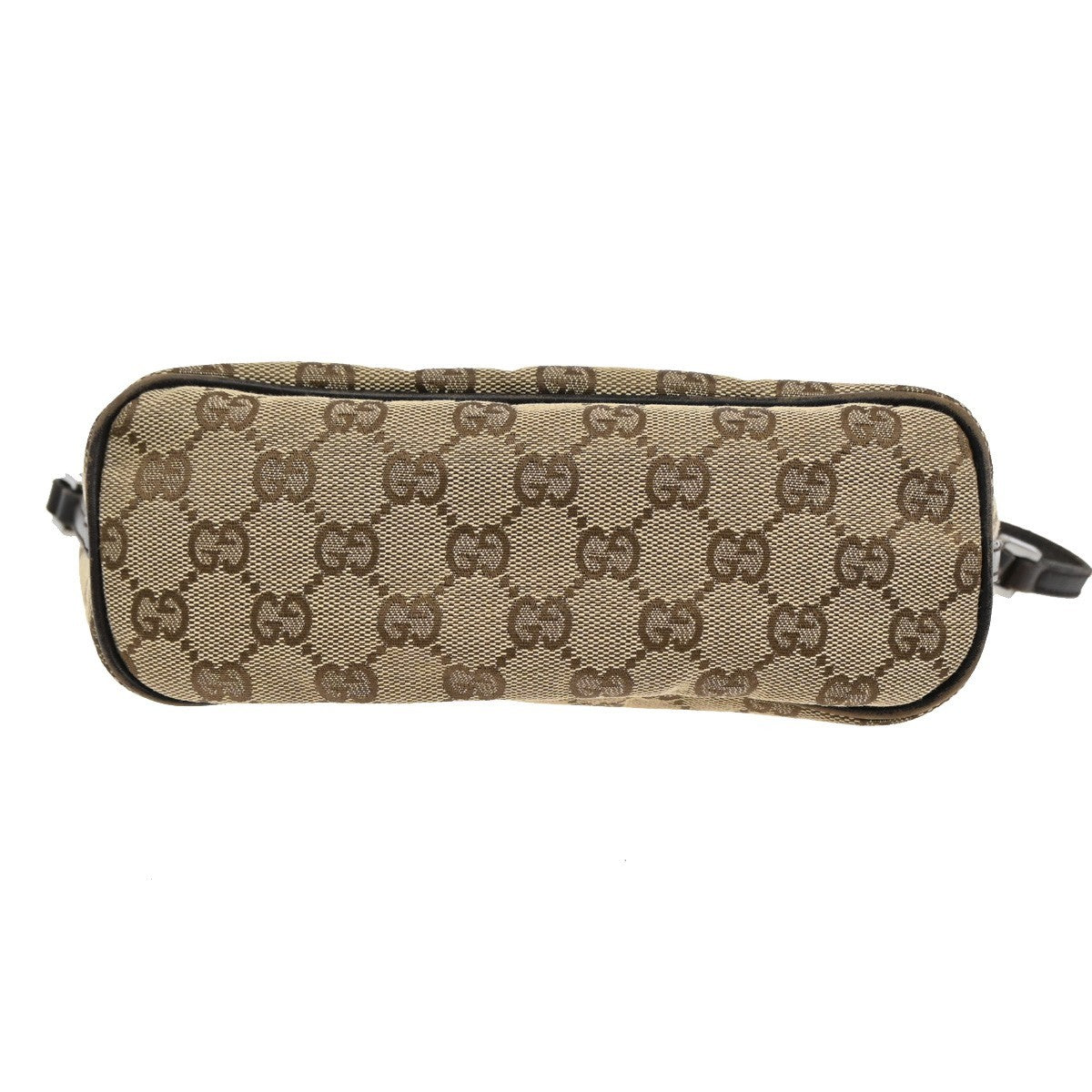 Gucci Vintage Boat Pochette GG Canvas, BROWN, CANVAS, Clutche & pouche