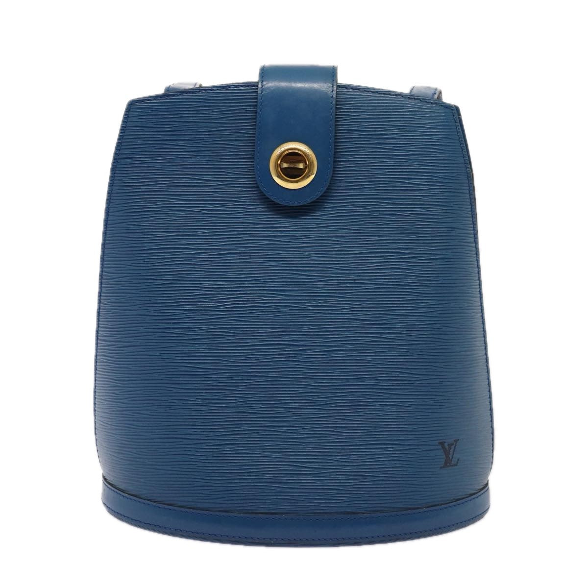Louis Vuitton Cluny Shoulder Bag Epi Leather, BLUE, LEATHER, Shoulder bag