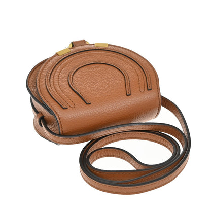 Chloe Marcie Crossbody Bag Leather, BROWN, LEATHER, Clutche & pouche