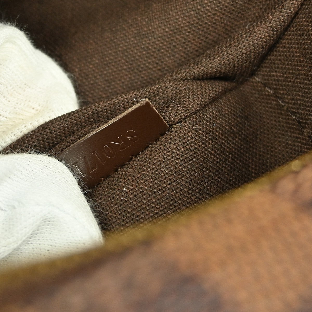 Louis Vuitton Naviglio Handbag Damier, BROWN, CANVAS, Shoulder bag