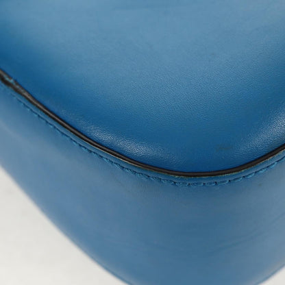 Gucci Lady Web Shoulder Bag Leather, BLUE, LEATHER, Shoulder bag