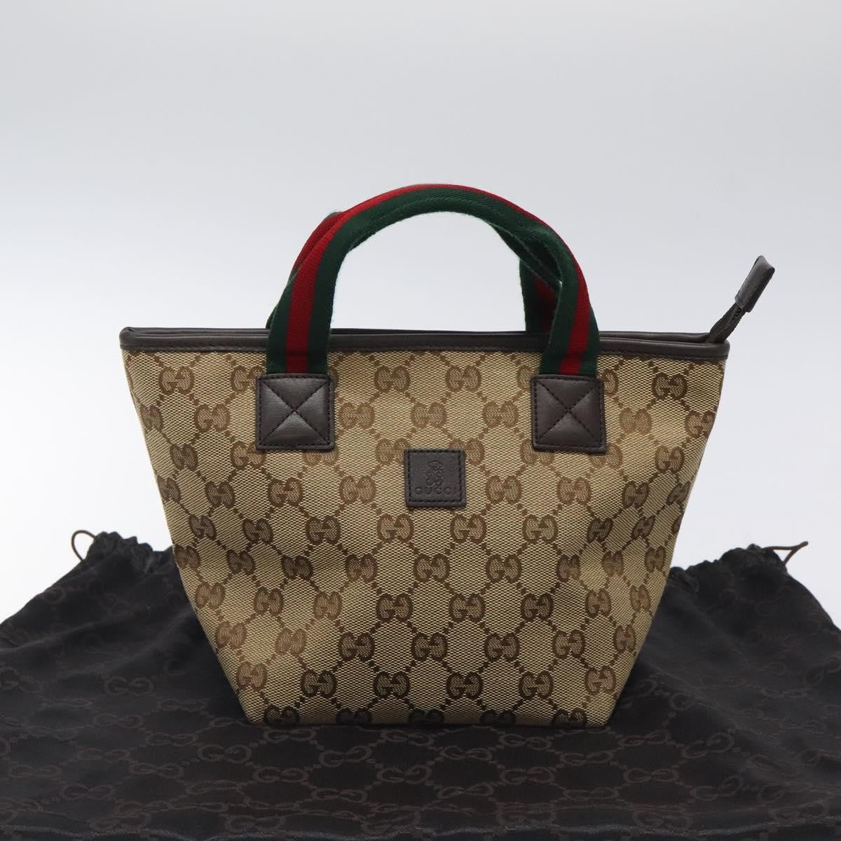 Gucci GG Canvas Bag Canvas, BEIGE, CANVAS, Handbag